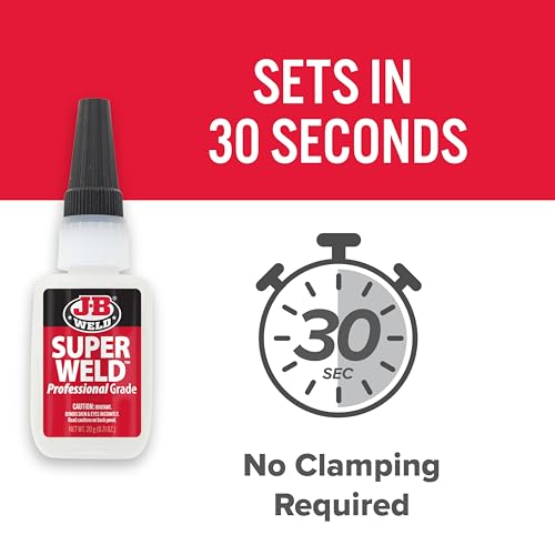 J-B Weld Superglue 20g 2 Pack - SuperWeld Professional Grade