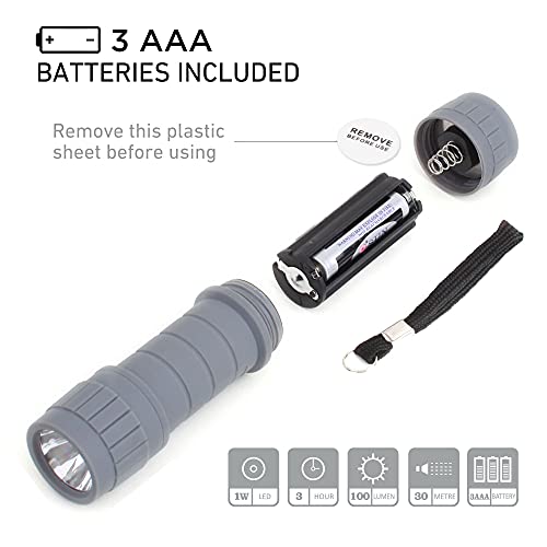 Seamagic 10-Pack Professional Outdoor Mini Flashlights Set, Super Bright 100 Lumen Led Flashlights For Kids, Small Flashlights Pack With 30-Piece Aaa Dry Batteries Included #TOP1