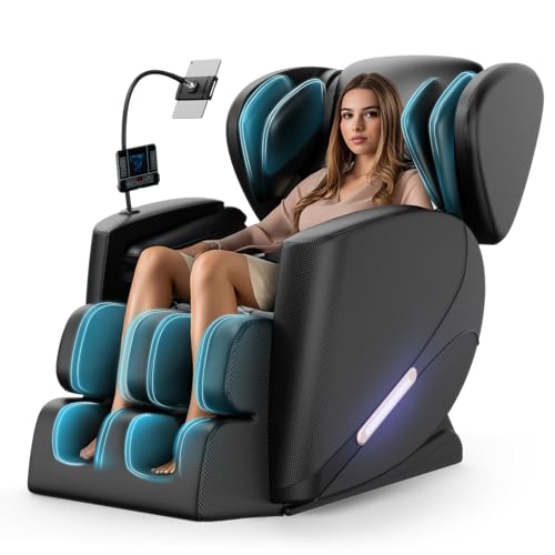 Full Body Massage Chair with Zero Gravity, Massage Chair Recliner with Heating, Airbags, Foot...