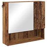 【Esthétique moderne】 Ce cabinet miroir de salle de bain a un design chic et minimaliste, parfait pour les espaces contemporains. Fabriqué en bois d'ingénierie stylé, sa forme rectangulaire se crée un joli look dans n'importe quelle salle de bain, que ce soit dans un petit ou grand espace. Style et fonctionnalité se mélangent bien, donc c'est idéal pour ceux qui cherchent à ajouter un peu d'élégance tout en ayant du rangement.