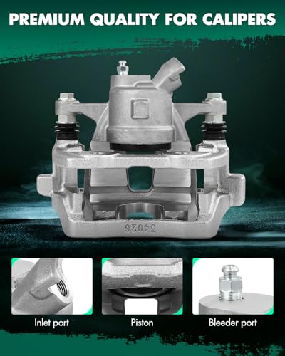 Image of SCITOO 19B6294 Rear Right Disc Brake Caliper w /Bracket Fit For Land Rover For Range Rover 2010-2012, Single Piston