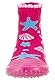 Sterntaler Baby - Mädchen Adventure-Socks, Socke mit Gummisohle, Wasserschuh, Größe: 23/24, Magenta