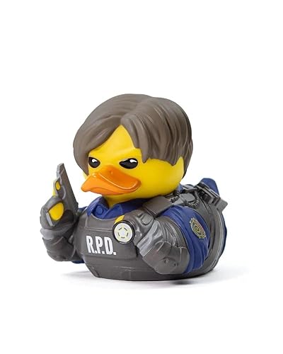 TUBBZ Boxed Edition Leon S. Kennedy Collectible Vinyl Rubber Duck Figure - Official Resident Evil Merchandise - Horror TV, Movies & Video Games