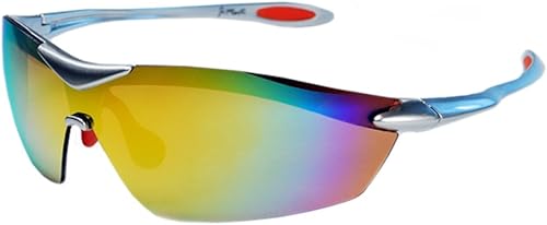 JiMarti XS Sport Wrap TR90 - Lentes de sol UV400, protección irrompible para ciclismo, esquí o golf