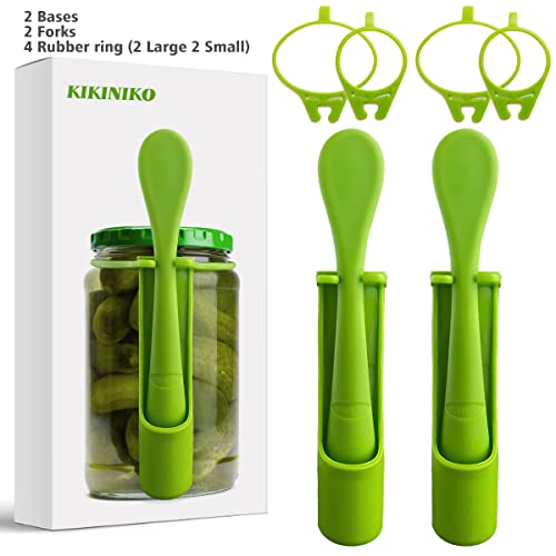 Pickle Fork 2 Pack Pickle Grabber,Olive Fork Pickle Picker Pickle Gift Kitchen Gadgets Pickle Gifts Pickle Forks For The Jar Pickle Holder #TOP1