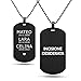 Mister Boncuk® MiliChain Premium Dog Tag kette aus Edelstahl - Herren Halskette mit Gravur - Militär kette Personalisiert