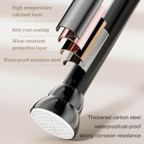 Tringle de douche petite taille pour cuisine et chambre, aménagement modulable - 3
