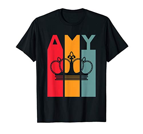 Amy Gift Idea for Girls Women Retro First Name Vintage Amy T-Shirt