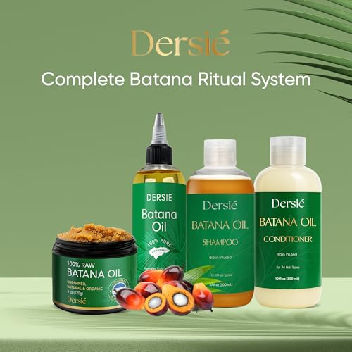 Image of Dersie Batana Oil Shampoo & Conditioner (10 fl oz each bottle)