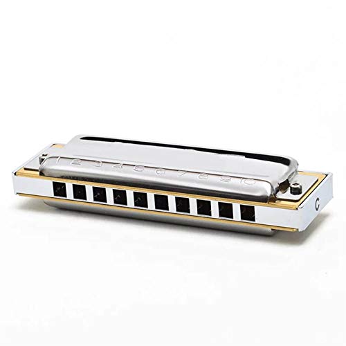 KIRANDIE 10 Trous Harmonica diatonique Bouche Organ Instrumentos Blues Harp Key C Instruments de Musique (Color : Silver… - Les Beatles, Paul McCartney, John Lennon, RIngo Starr, George Harrison KIRANDIE 10 Trous Harmonica diatonique Bouche Organ Instrumentos Blues Harp Key C Instruments de Musique (Color : Silver…