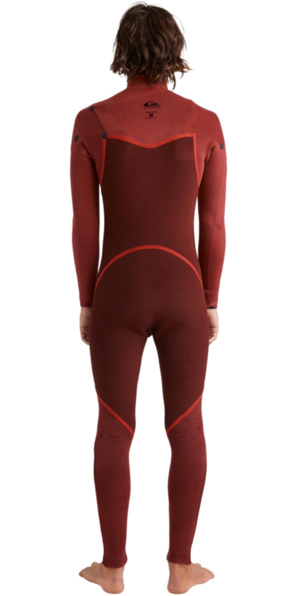 Quiksilver Muta da uomo 2025 Everyday Sessions 5/4/3 mm con zip sul petto - nera