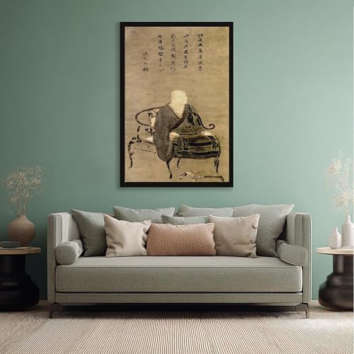 Impression zen sur toile pour bureau cadre inclus - 5
