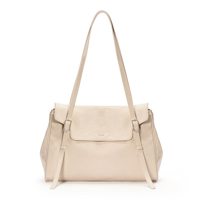 【ヴィンテージ風 トートバッグ レディース】大容量 自立 擦れ加工 おしゃれ 通勤バッグ A4収納対応｜唯一無二の表情が育つ｜こなれ感 × 実用性 × 個性派デザイン JONBAG