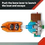 LEGO Jurassic World T. rex River Escape - Dinosaur Toy for Kids, Boys, and Girls, Ages 5-7 - Jurassic World Toy Boat and LEGO Minifigures - Creative Dinosaur Gift for Movie Fans - 76975