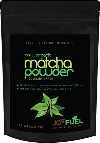 Organic Matcha Green Tea Powder - Culinary Grade - Smoothies, Cakes, Lattes, Cookies - Tested Found Safe in Heavy Metals - 137 X More Antioxidants Than Green Tea - 4OZ