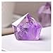 JINGGEGE 1 stück Natürlicher Amethyst Point Zauberstab Quarz Kristall Reiki Heilung Kristall Energie Stein Turm Handgemachte Wohnkultur Pyramiden Ornamente (Color : Natural Amethyst, Size : 3 5cm)