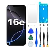 【Kit de réparation complet】Le kit contient : 1 écran LCD pour iPhone 16e, 1 film de protection, 1 colle étanche pour cadre et 1 kit d'outils. Veuillez tester l'écran avant l'installation. Nous vous recommandons d'effectuer la réparation sous la direction d'un professionnel ou de regarder une vidéo d'instructions sur YouTube.