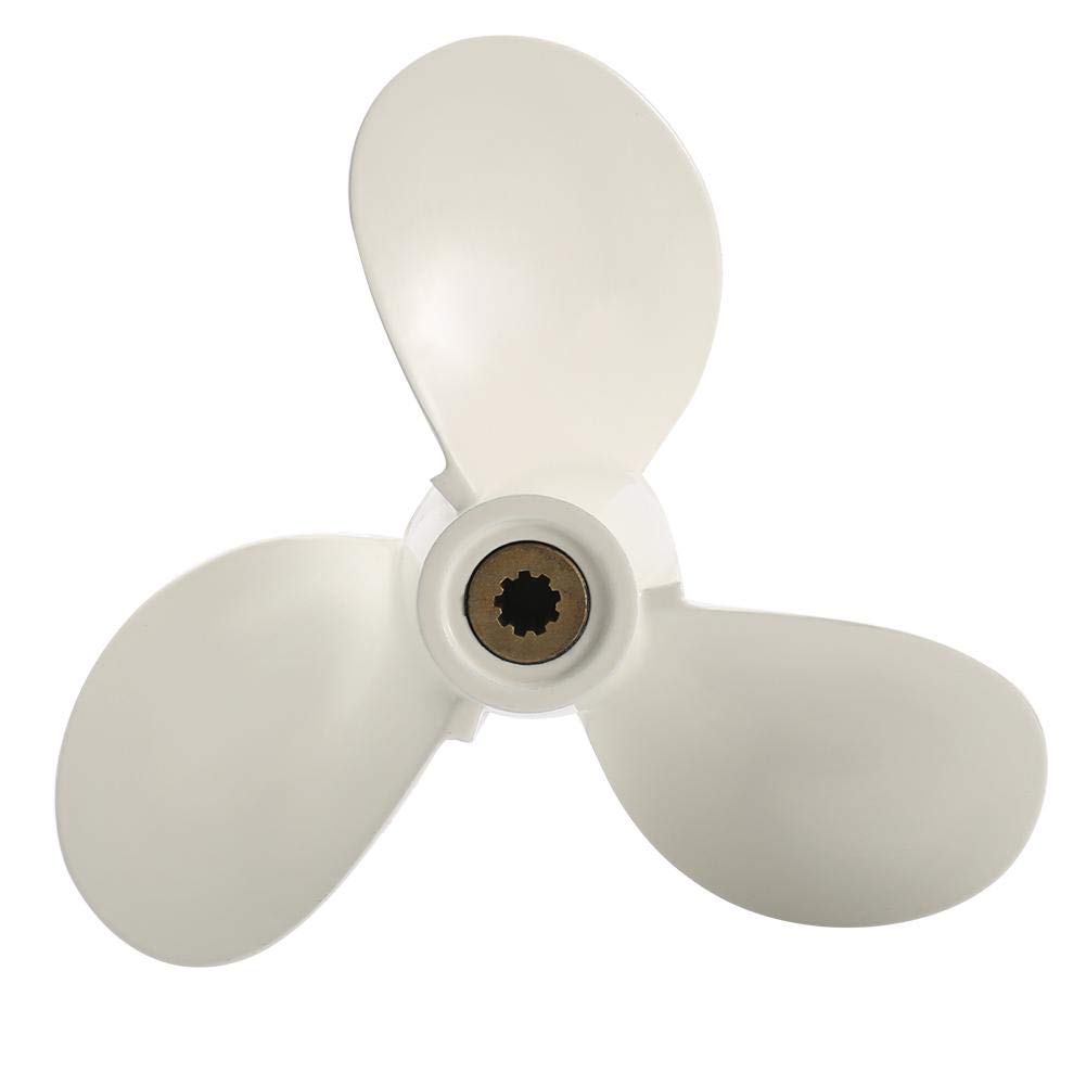 Außenbordmotor Propeller, 7 1/2 x 8 BA 3 Blatt Motorpropeller Außenborder Propeller 3-Blatt Bootsport Bootsmotorenteile Schrauben Sport Freizeit Wassersport Aluminium