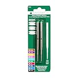 Monteverde USA Ballpoint Refill to Fit Montblanc Ballpoint Pens - Medium Point, Soft Roll, Green (2 Pack) (M132GN)