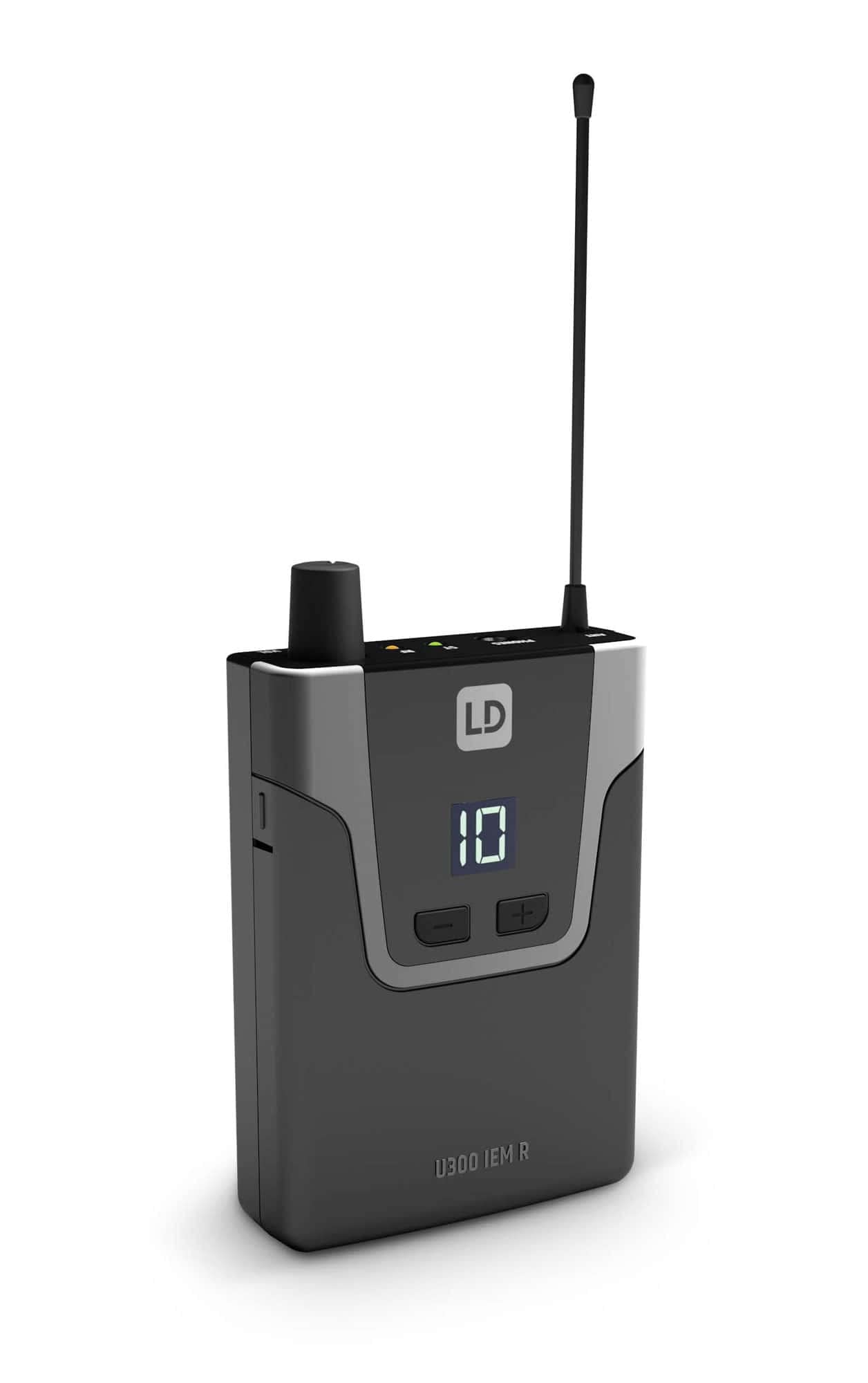 LD Systems U308 IEM - Sistema di monitoraggio in-Ear Monitoring System - 863 - 865 MHz + 823 - 832 MHz