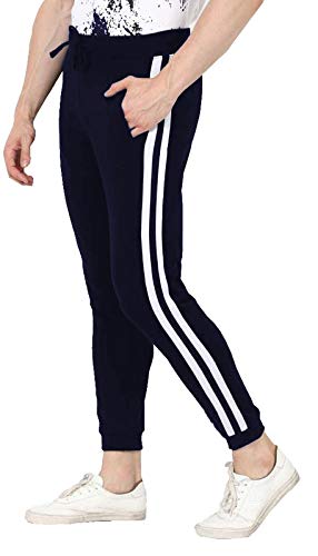 Image of Reoutlook Men's Solid Hosiery Rib Jogger /Track Pant's /Pajamas /Lower