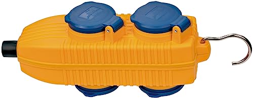 Brennenstuhl Regleta 1081070010 de Brennenstuhl , 230 V / 16 A, impermeable IP54, 4 tomas