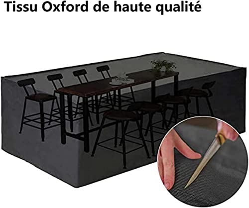 Funda para banco de jardín resistente al agua para proteger muebles de terraza 6