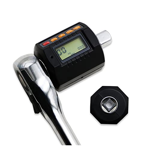 Klucz dynamometryczny Digital Meter Meter Mini moment obrotowy 1/2 39 39; Z podświetleniem Ustaw narzędzia do naprawy ratcheta samochodowego Klucz do kół (Color : 13.5-135 N.m)