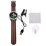 Kikumi Smart Sports Watch Leichtgewicht Ti Alloy Professional Schwimmen Running Watch für Männer mit 1,3 -Zoll -Bildschirm Nylon Watchband