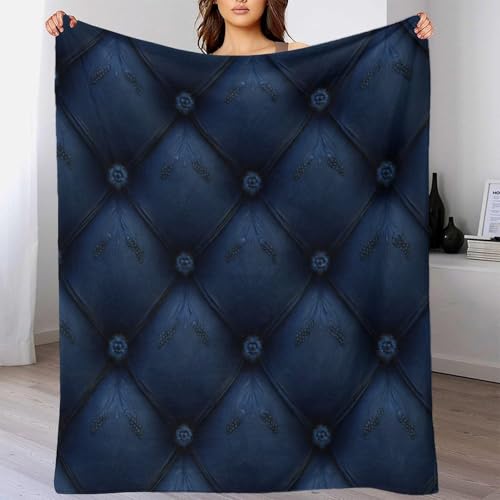 Plaid de salon microfibre luxe au design capitonné 3D - 4