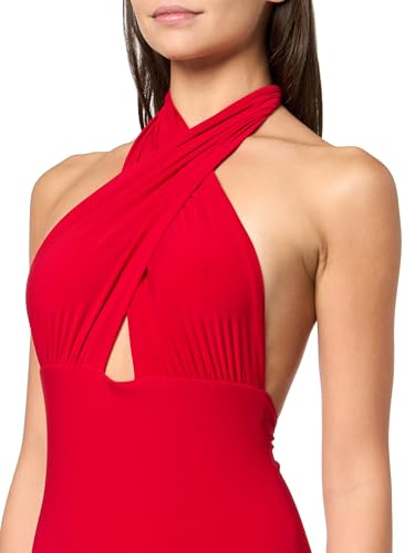 Norma Kamali Women's Cross Halter Pickleball Dress3