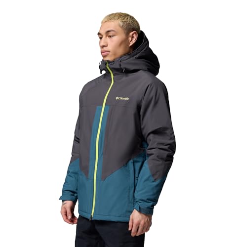 Columbia Herren Powder Prime™ Jacket Skijacke, Everblue, Shark, M EU – Ansicht 4
