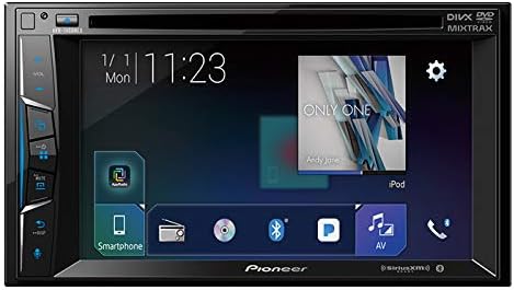 Pioneer AVH-1400NEX display showing AppRadio Mode+ interface