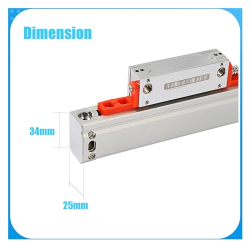 Sensor lineal KA-300 0.001mm escala óptica 470-1020mm miniatura 3