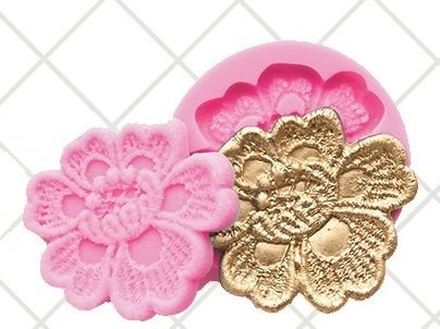 NY CAKE Aurora Lace Silicone Mold, Fondant, Gumpaste, Chocolate