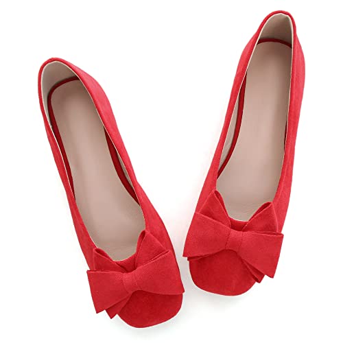 Image of Dear Time Women's Flats Shoes Bowknot Dressy Ballets Loafers Wedding Business Casual Walking Shoes