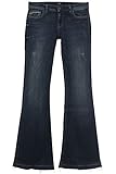  LTB Silvia Jeans Hose Pants Damen Stretch Bootcut Boot Cut Schlaghose Used Look, Farbe:blau;Hosengrößen:W26;Hosenlängen:L34