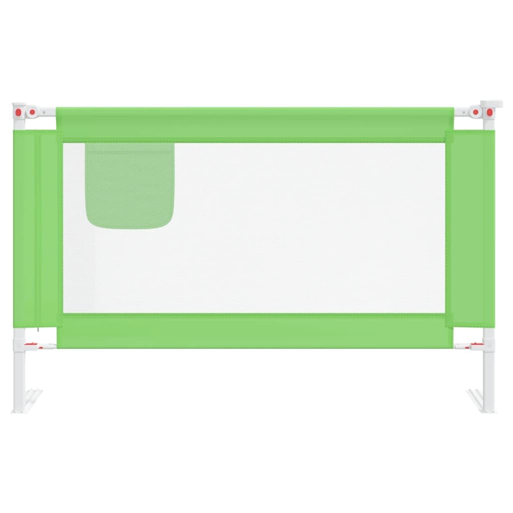 Generisch Kleinkind-Bettschutzgitter Grün 120x25 cm Stoff,Baby & Kleinkind,Babysicherheit,Baby-Bettschutzgitter,10191