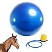 Rural365 Large Horse Ball Toy in Blue, 40in Ball Anti-Burst Giant Horse Ball - Horse Soccer Ball, Pump Included