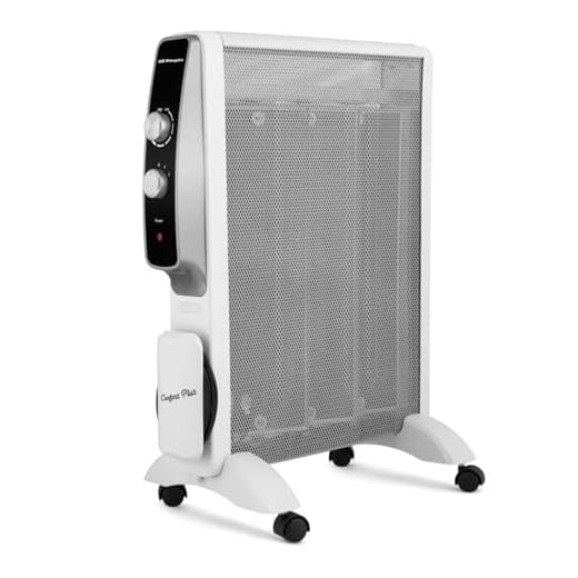 Orbegozo RMN 1575 Radiador de Mica de rápida convección y difusión del Calor, silencioso, piloto luminoso, 2 potencias de 500 W y 1500 W