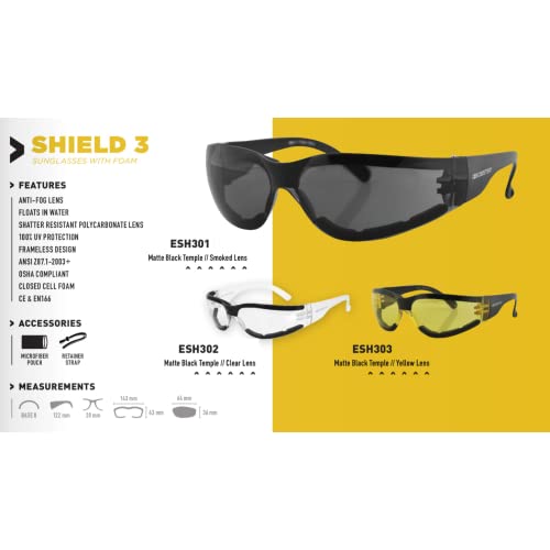 Bobster ® Tread, Matte Black Frame, Clear Lens2