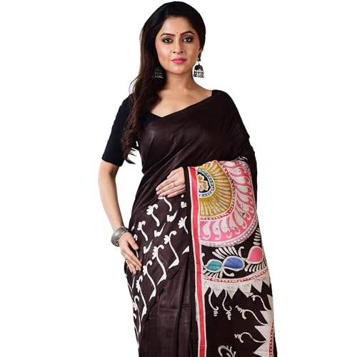 3stones pure silk saree in mulberry silk – image 7