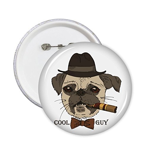 Chien de fumée set de 5 badges XXL originaux à offrir aux amateurs de graphisme