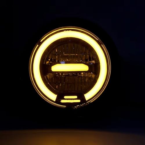Phares phare feux avant phare LED universel moto pour Sportster et Cafe Racer