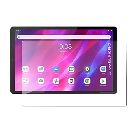 Image of LF Screen Guard Compatible With Lenovo Tab K10 FHD -(TB-X6C6F, TB-X6C6X) (NOT A TEMPERED GLASS-Unbreakable) [Bubble Free], [Anti-Scratch] - Clear