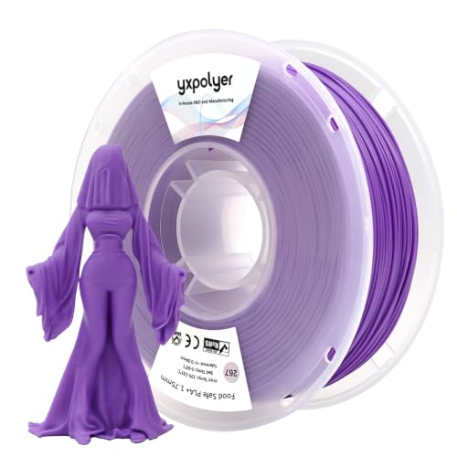 YXPOLYER Food Grade PLA+ Filament (Violet Purple), 1kg