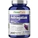 Pure Astragalus 2000mg Per Caps 200 Capsules (Non-GMO & Gluten Free) Max Strength - Supports Cardiovascular Health, Boosts Immune Function - Made in USA - 100% Money Back Guarantee