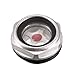 uxcell Oil Liquid Level Gauge Sight Glass G1/2 Male Threaded Aluminum Alloy Air Compressor Fittings with O-ring