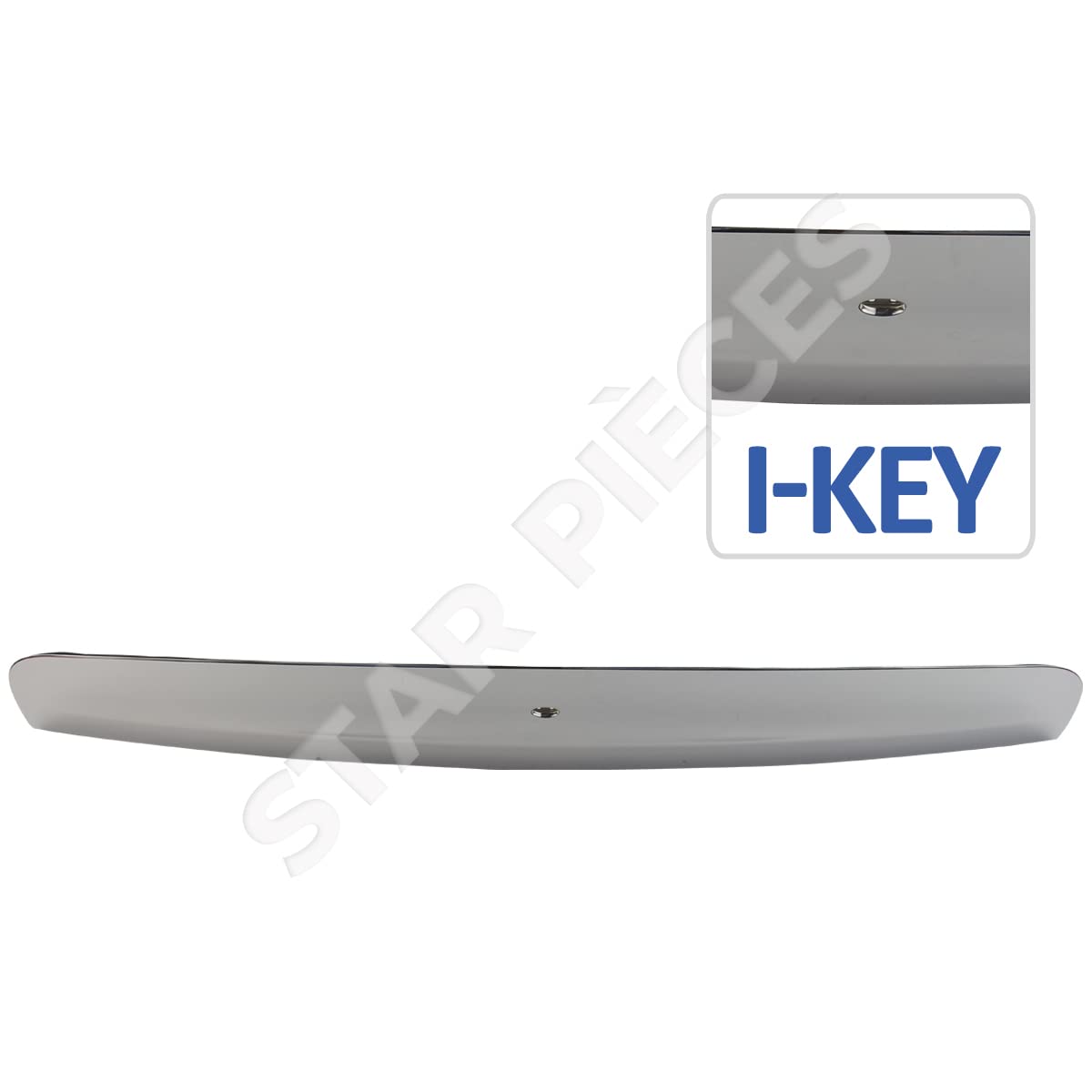 STARKIT PERFORMANCE Maneta del maletero compatible para Qashqai (2007-2013) moldura del porton trasero completa CON FUNCIÓN I-KEY (botón de apertura automática del maletero) (cromada)