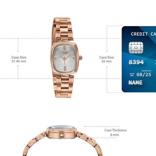 Image of Sonata Poze 9 with Quartz Analog Watch for Women